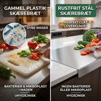 IronChef™ Skærebræt Rustfrit Stål